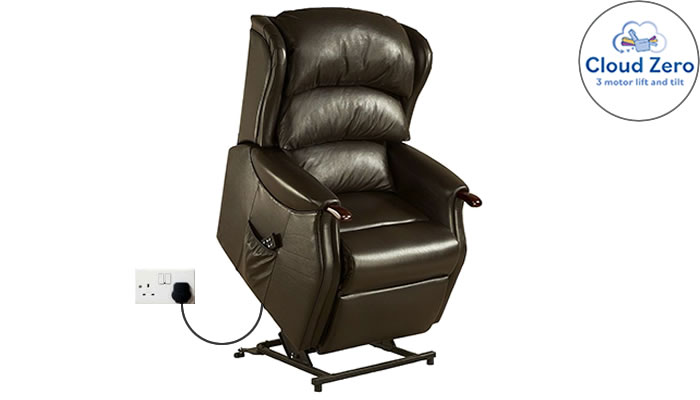 Celebrity Furniture Westbury Leather Cloud Zero Riser Recliner